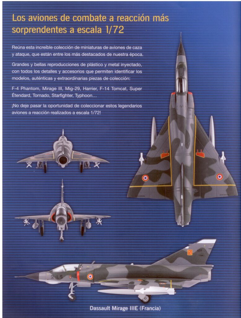 Folleto introductorio Altaya Aviones de Combate a Reacción